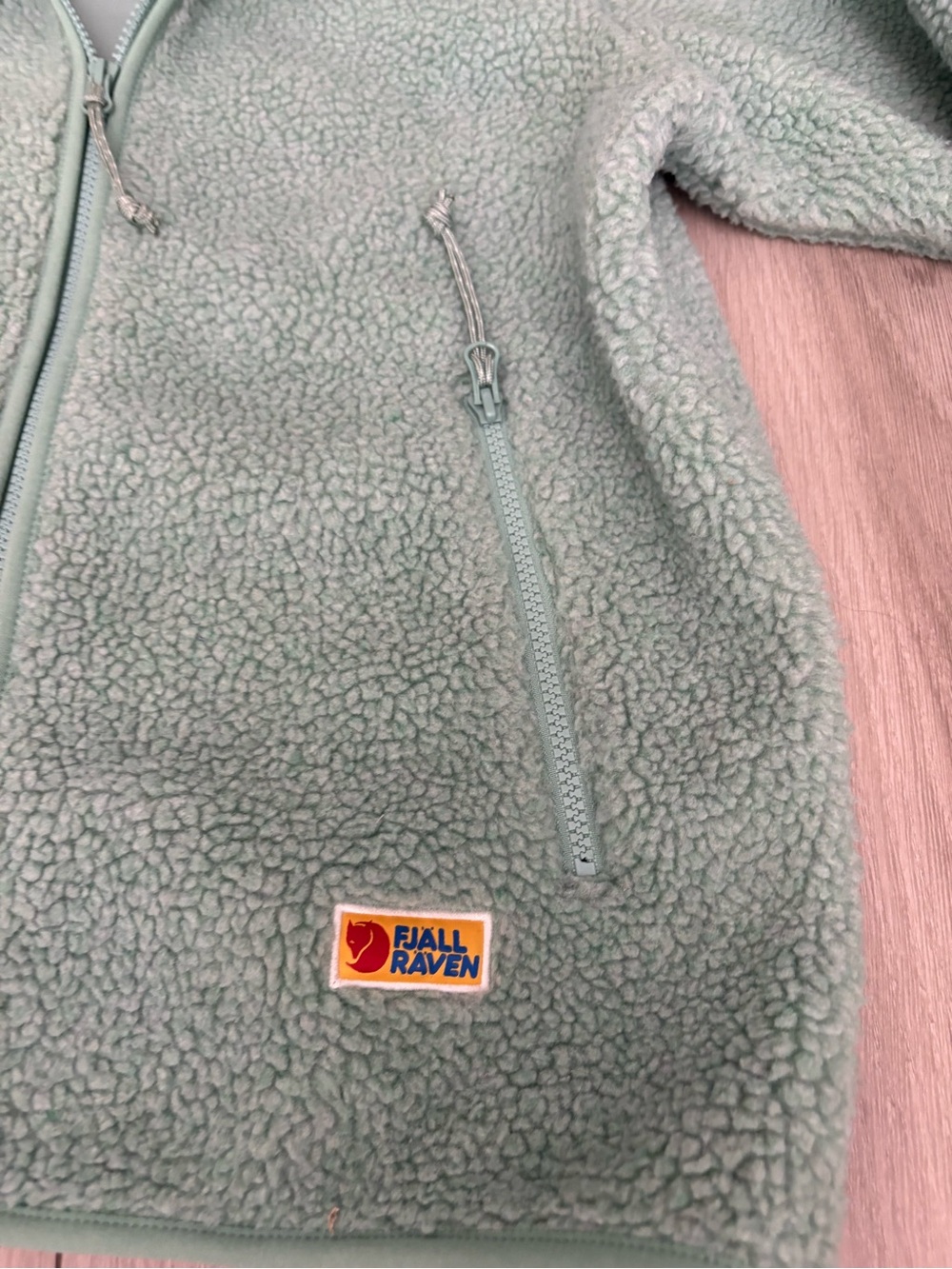Fjallraven Women's Small Jacket Small Full Zip Fleece Coat Hiking Vardag Pile - Picture 3 of 10